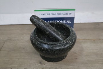 Afbeelding van Stenen vijzel met stamper