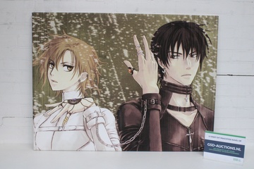 Afbeelding van Manga stijl canvas van twee personen