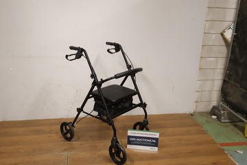 Afbeelding van Opvouwbare rollator met zitting en opbergtas