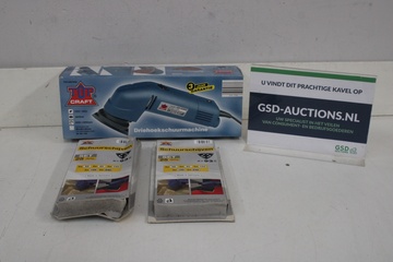 Afbeelding van Top Craft driehoekschuurmachine met schuurpapier sets