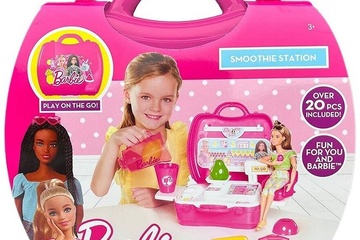 Afbeelding van Barbie Smoothie Station Speelset in koffer