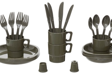 Afbeelding van Fox outdoor 26-delige eetset legergroen