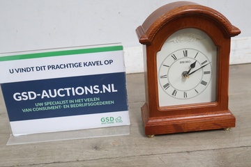 Afbeelding van Seiko houten tafelklok