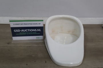 Afbeelding van Witte keramische urinaal