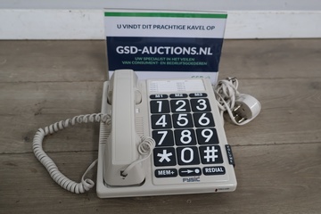 Afbeelding van Fysic vaste telefoon met grote toetsen''