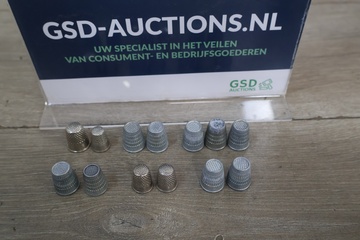 Afbeelding van Set van metalen naaithimbles