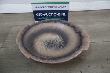 Afbeelding van Decoratieve schaal met bruine tinten