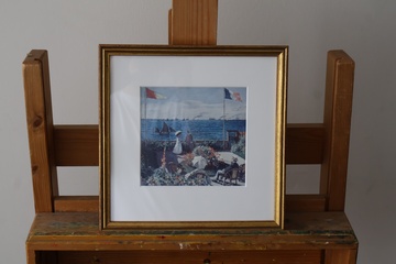 Afbeelding van Druk van van Claude Monets "Terras in Sainte-Adresse"'
