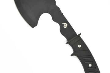 Afbeelding van AB Tomahawk bijl met rubber handvat zwart