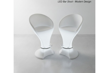 Afbeelding van Led barstoelen model BOSS, set van 2