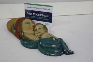 Afbeelding van Religieuze wanddecoratie van Maria met kind