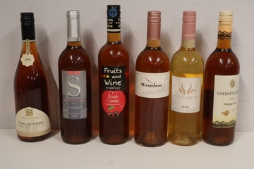 Afbeelding van Set van zes rosé wijnen
