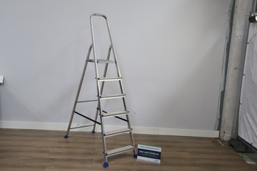 Afbeelding van Aluminium trapladder met 6 treden
