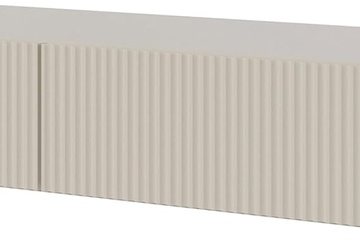 Afbeelding van Selsey Veldio Hangtafel met 2 laden, grijs/beige, 110 cm
