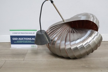 Afbeelding van Vintage spiraal lamp van Henri Mathieu voor Lyfa Français