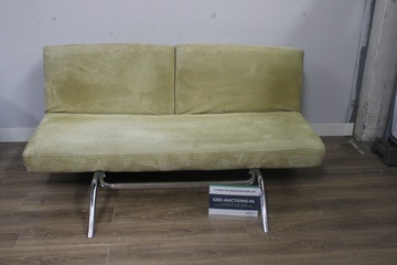 Afbeelding van Vintage Ribstoffen Slaapbank, Bank