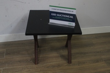 Afbeelding van Hout-Metalen Sidetable