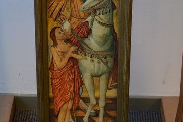 Afbeelding van Copij van paneelschilderij v. St. Maarten door H. vd Hoek
