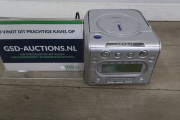 Afbeelding van Miqiport AM-715D stereo klok radio met CD speler