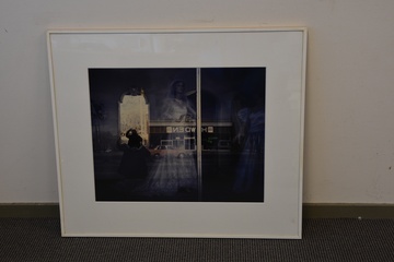 Afbeelding van Fotografische print van R. de Koning: Surrealistische scène