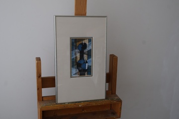 Afbeelding van Ingelijste abstracte kunst - Door JJVK