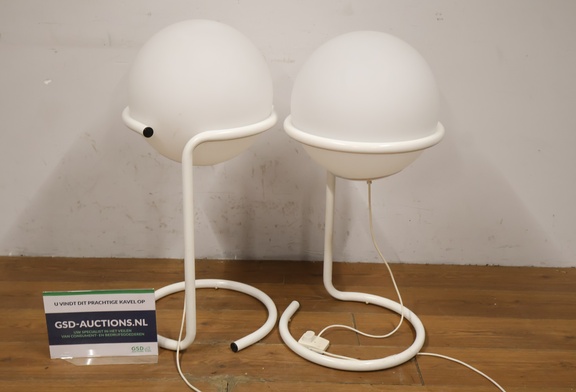 Afbeelding van Set van 2 Globe Vloerlampen - Model 653, Hala Zeist