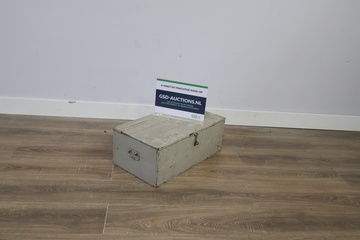 Afbeelding van Houten vintage kist met handvatten