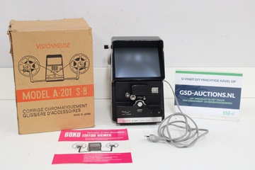 Afbeelding van GOKO Model A-201 Super-8 film editor viewer