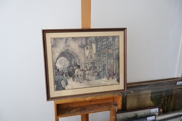 Afbeelding van Druk - De poort door van Anton Pieck
