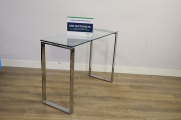 Afbeelding van Moderne glazen Console Tafel, Bijzettafel