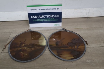 Afbeelding van Glas-in-lood Hangramen