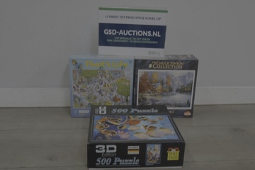 Afbeelding van Set van drie legpuzzels