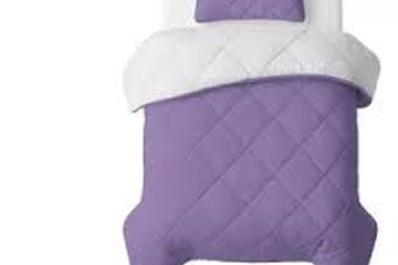 Afbeelding van Lazy Dekbed Uni Beige /Lavendel 140 x 200 Met 1 Kussensloop