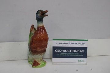 Afbeelding van Vintage keramische eend beeld