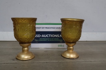 Afbeelding van Vintage kelk glazen 2 stuks''