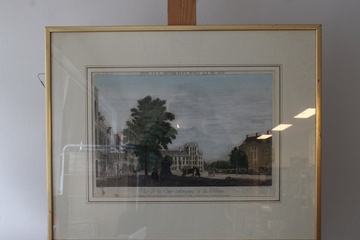 Afbeelding van Ingelijste gravure van La Haye