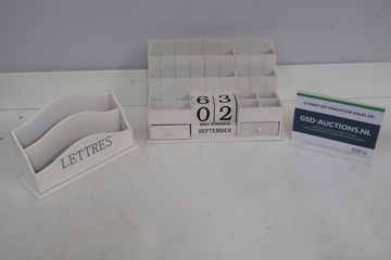 Afbeelding van Set van 2 Houten Bureau-organizers'