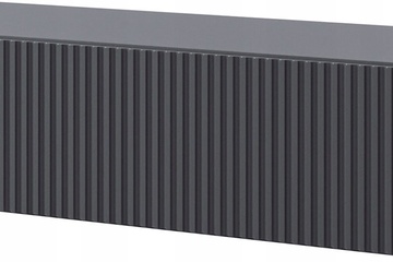 Afbeelding van Selsey Veldio hangende console 90 cm zwart'