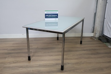 Afbeelding van Rechthoekige tafel met glazen blad - Ikea'