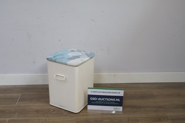 Afbeelding van Wasmand met gestoffeerde zitting