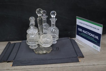 Afbeelding van Antieke kristallen Creut set