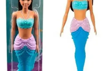Afbeelding van Barbie pop Blauw
