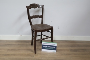 Afbeelding van Vintage Bruine Caféstoel'