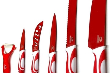 Afbeelding van Royal Swiss - Messenset - 6-delige - Rood