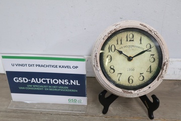 Afbeelding van Decoratieve retro tafelklok'