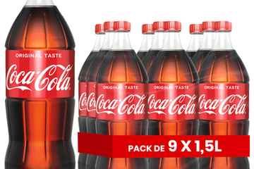 Afbeelding van 1 tray Coca cola Flessen