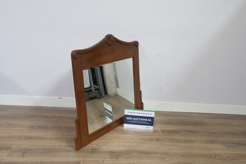 Afbeelding van Art Deco houten wandspiegel