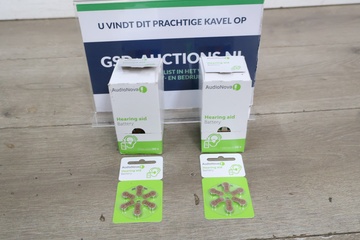 Afbeelding van AudioNova hoortoestelbatterijen