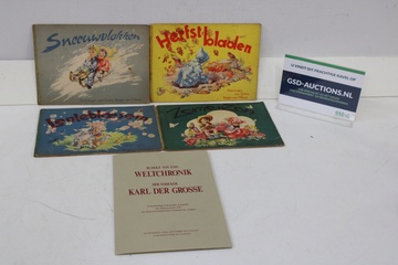Afbeelding van Set van 5 vintage kinderboeken