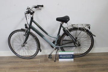 Afbeelding van Damesfiets, Stadsfiets met bagagedrager